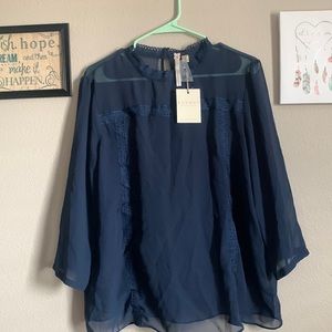 LC Lauren Conrad Runway LE blouse NWT. Size XL.